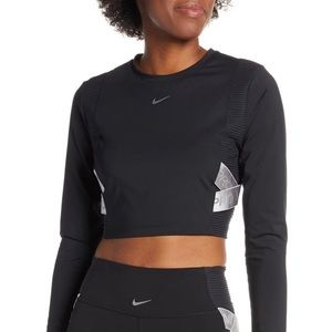 Nike pro crop top